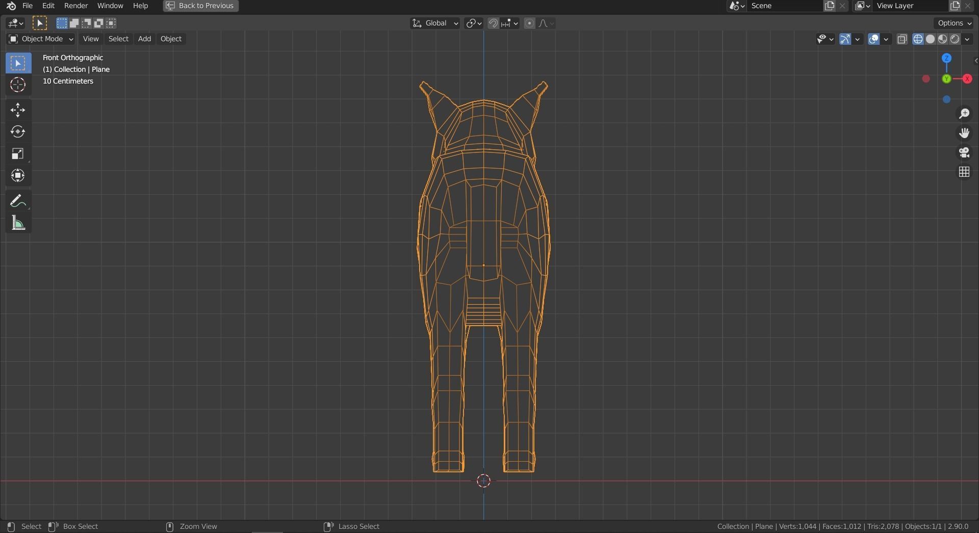 Cartoon Lynx Family Low-poly 3D model_25