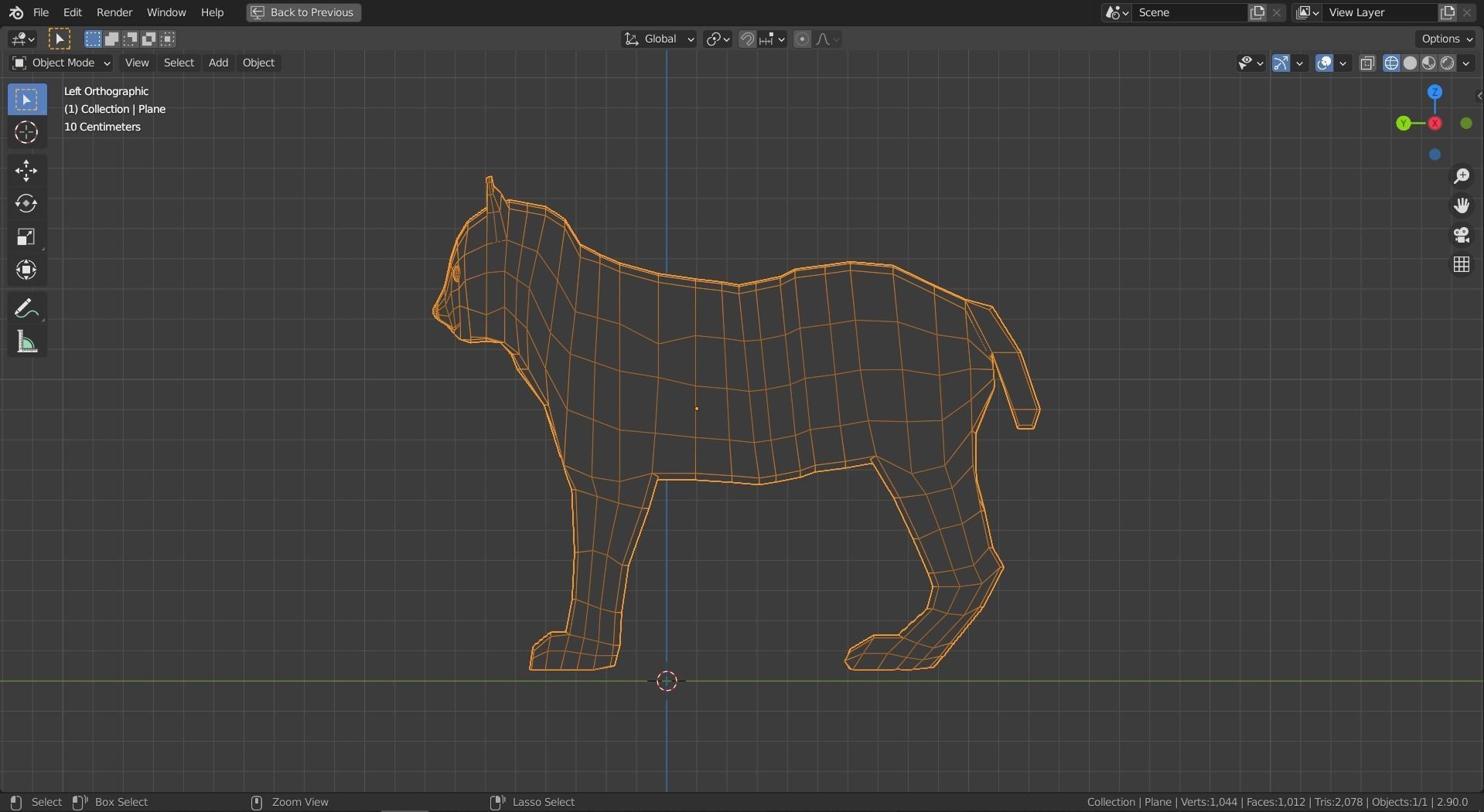 Cartoon Lynx Family Low-poly 3D model_22