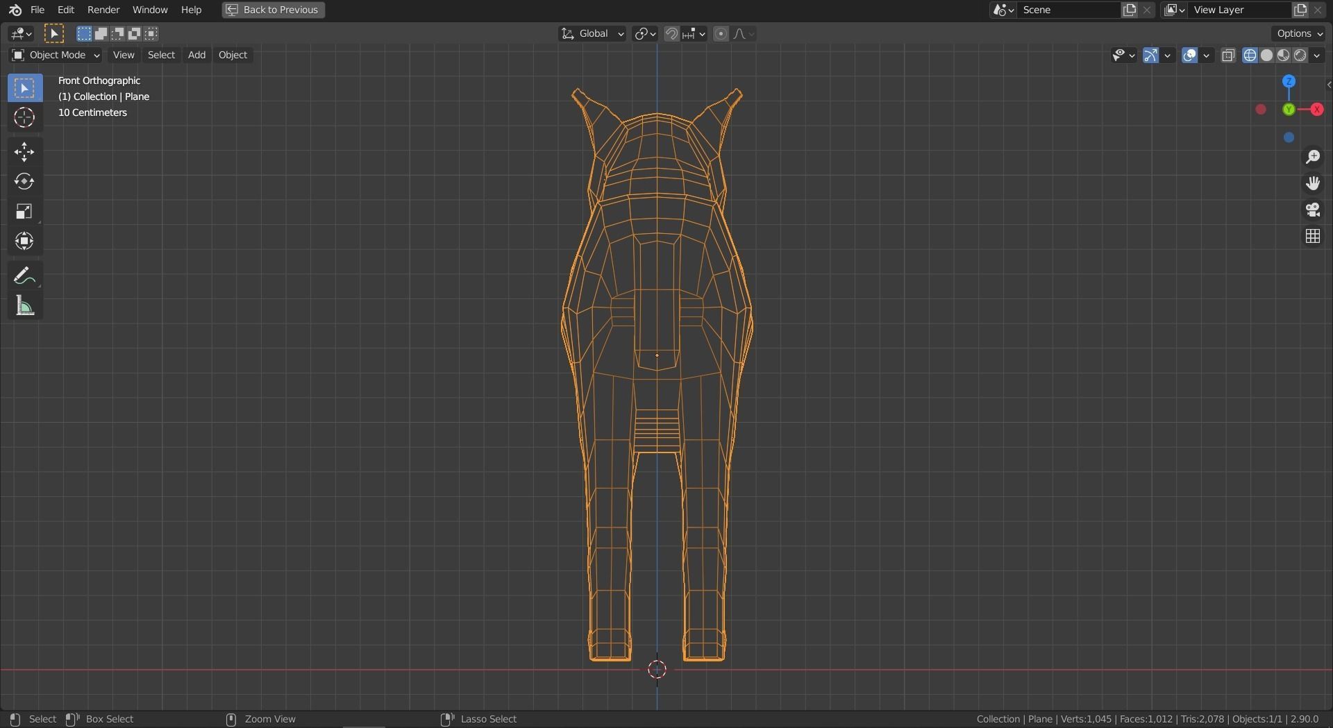 Cartoon Lynx Family Low-poly 3D model_12