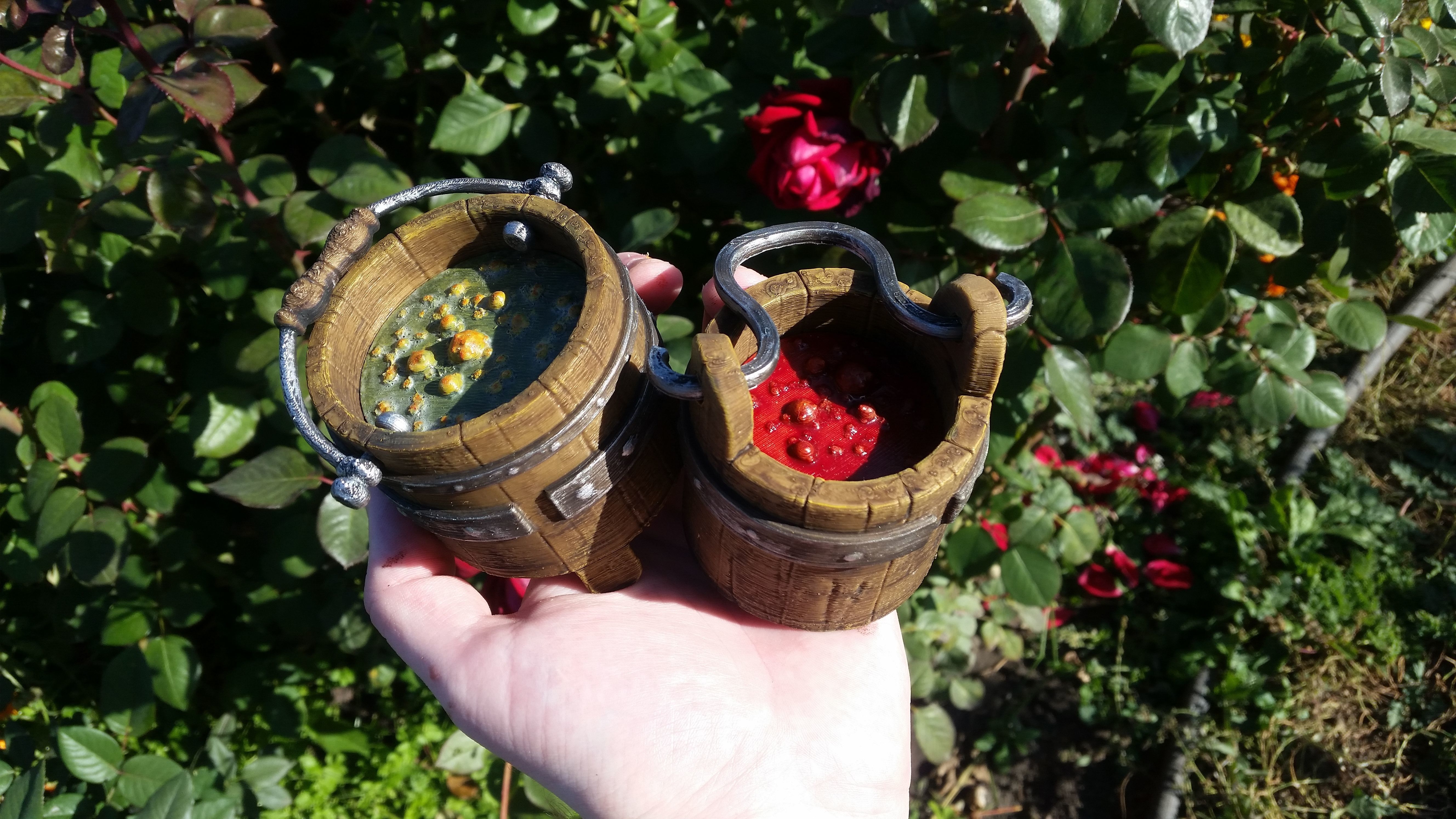 witch bucket 3d print 3D print model_1