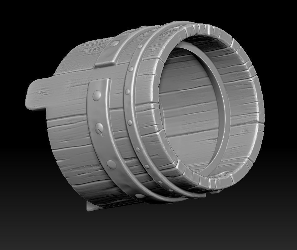 witch bucket 3d print 3D print model_12