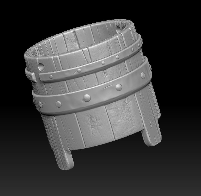 witch bucket 3d print 3D print model_8