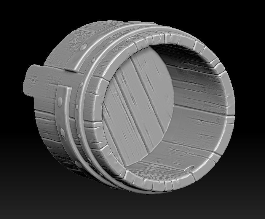 witch bucket 3d print 3D print model_11