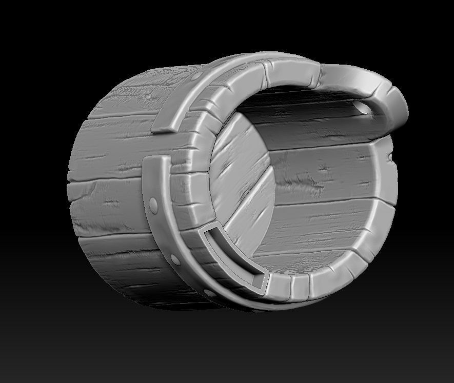 witch bucket 3d print 3D print model_20