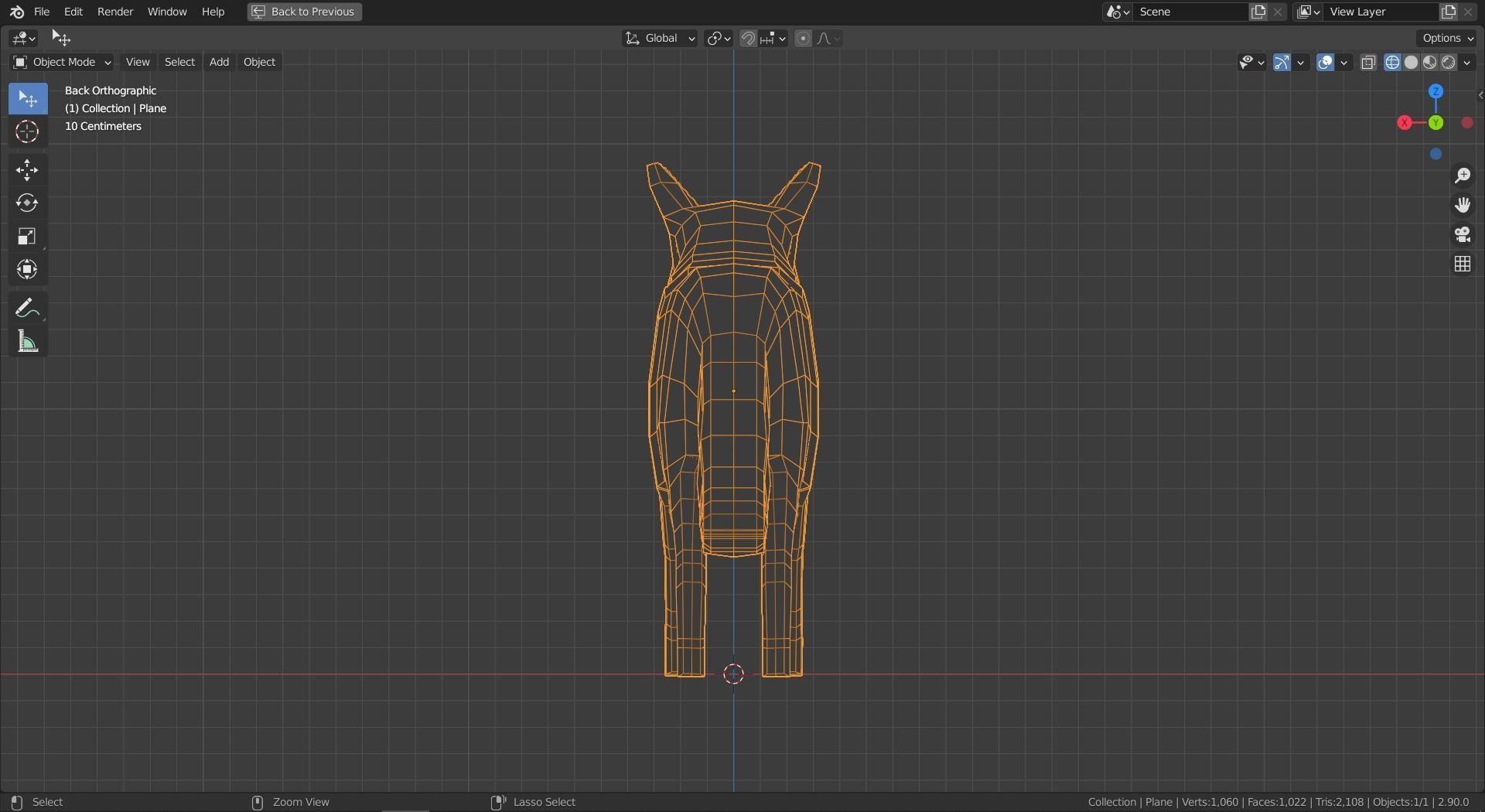 Cartoon Fox Family  Low-poly 3D model_24