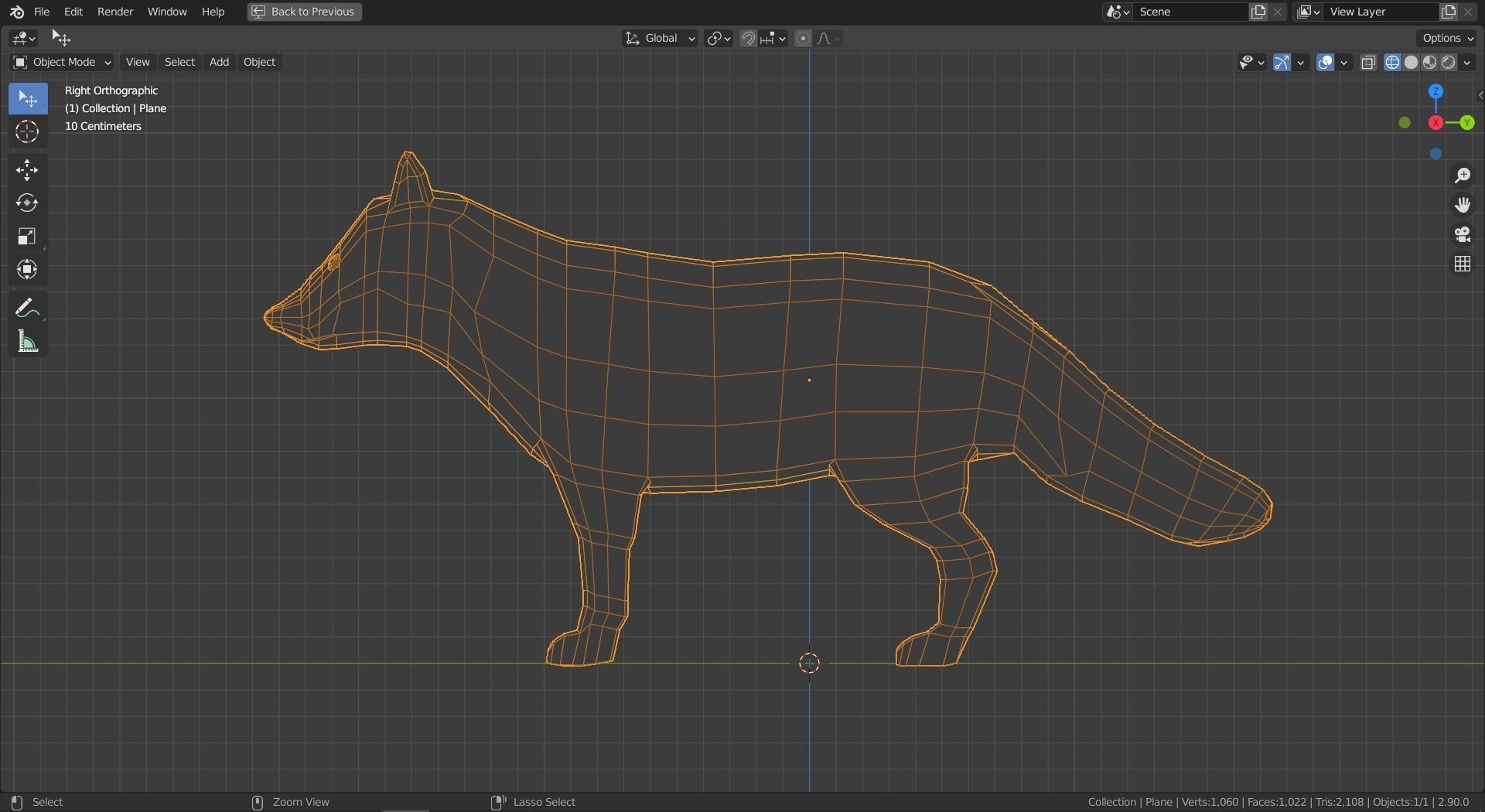 Cartoon Fox Family  Low-poly 3D model_21