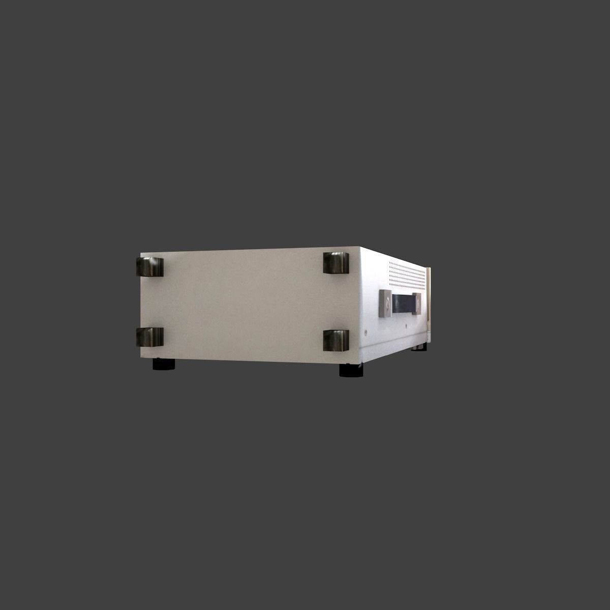 Old osciloscope Low-poly 3D model_17