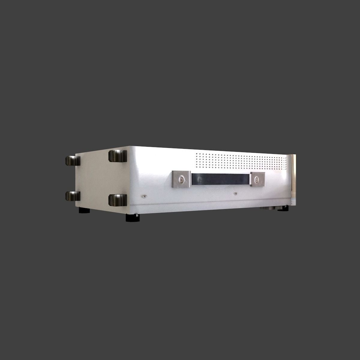 Old osciloscope Low-poly 3D model_21
