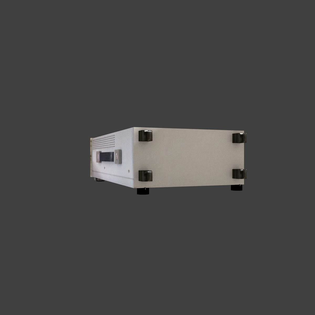 Old osciloscope Low-poly 3D model_13