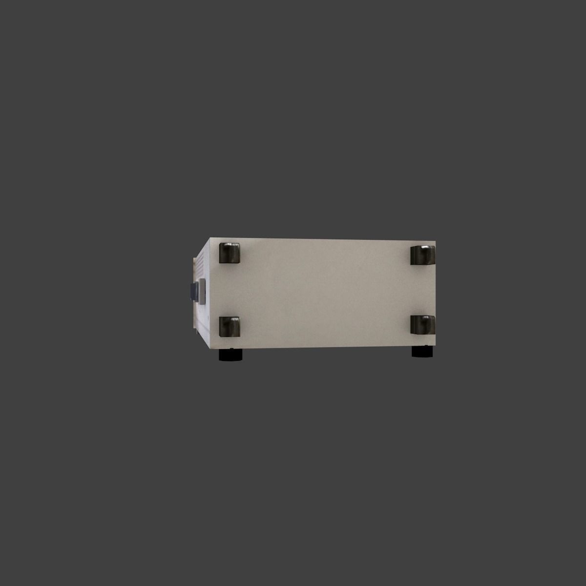 Old osciloscope Low-poly 3D model_14