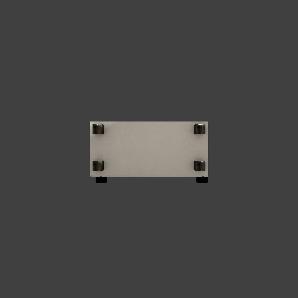 Old osciloscope Low-poly 3D model_15