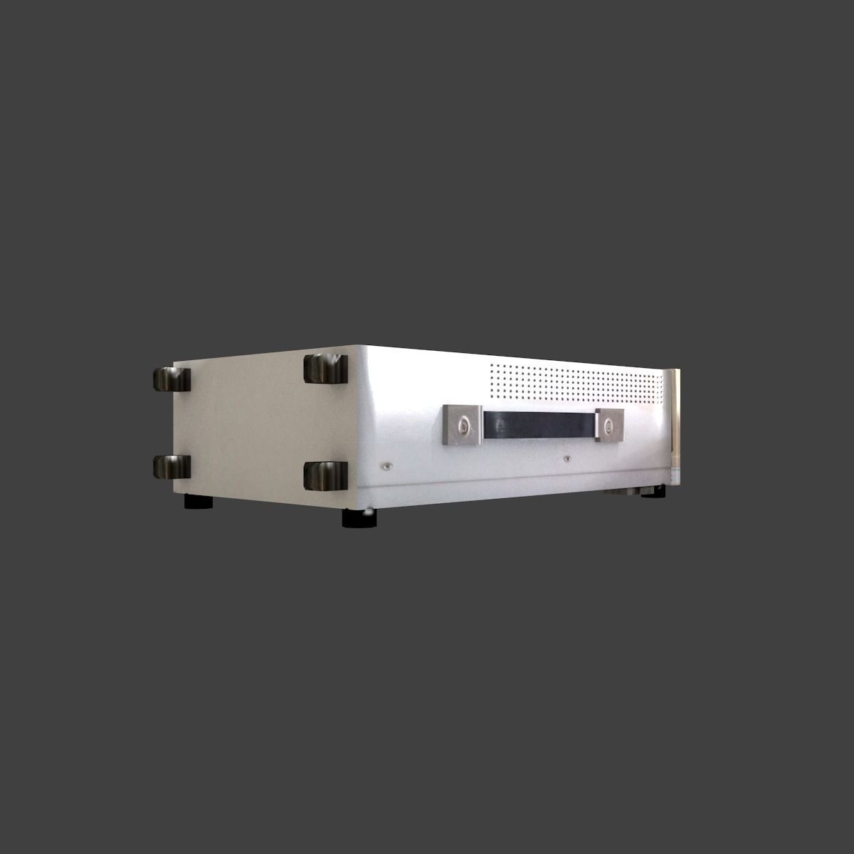 Old osciloscope Low-poly 3D model_20