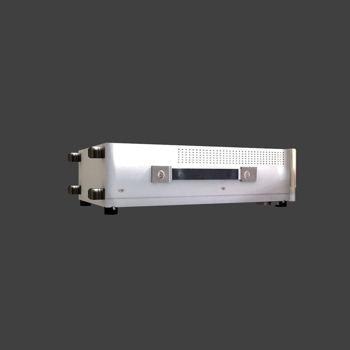 Old osciloscope Low-poly 3D model_22