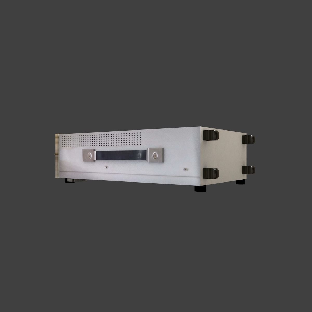Old osciloscope Low-poly 3D model_10