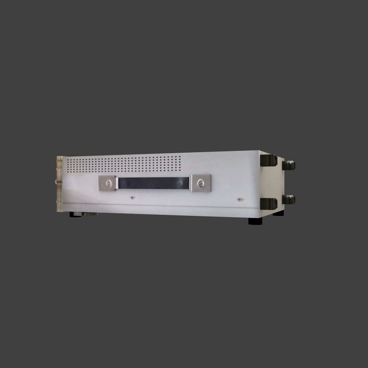 Old osciloscope Low-poly 3D model_9