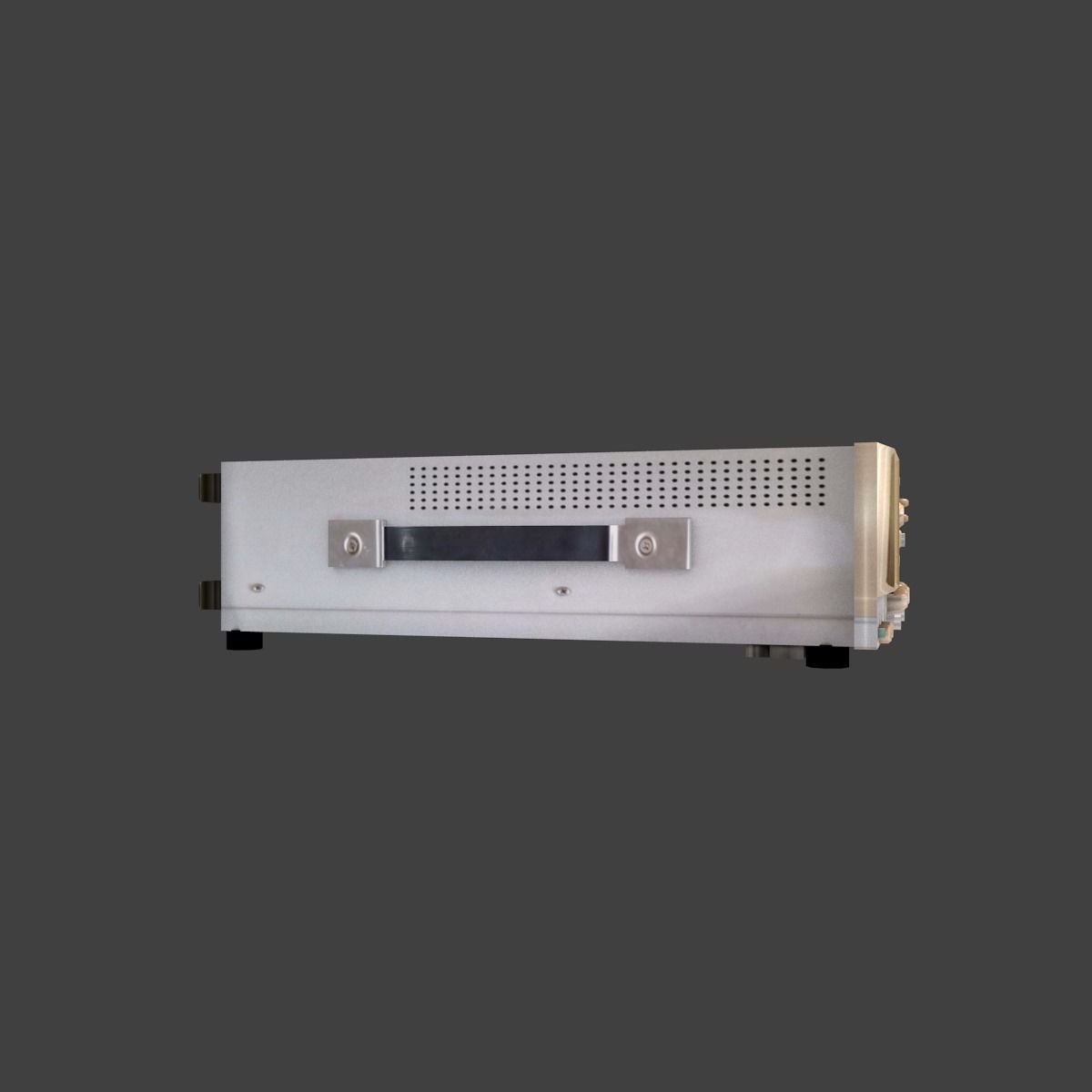 Old osciloscope Low-poly 3D model_25