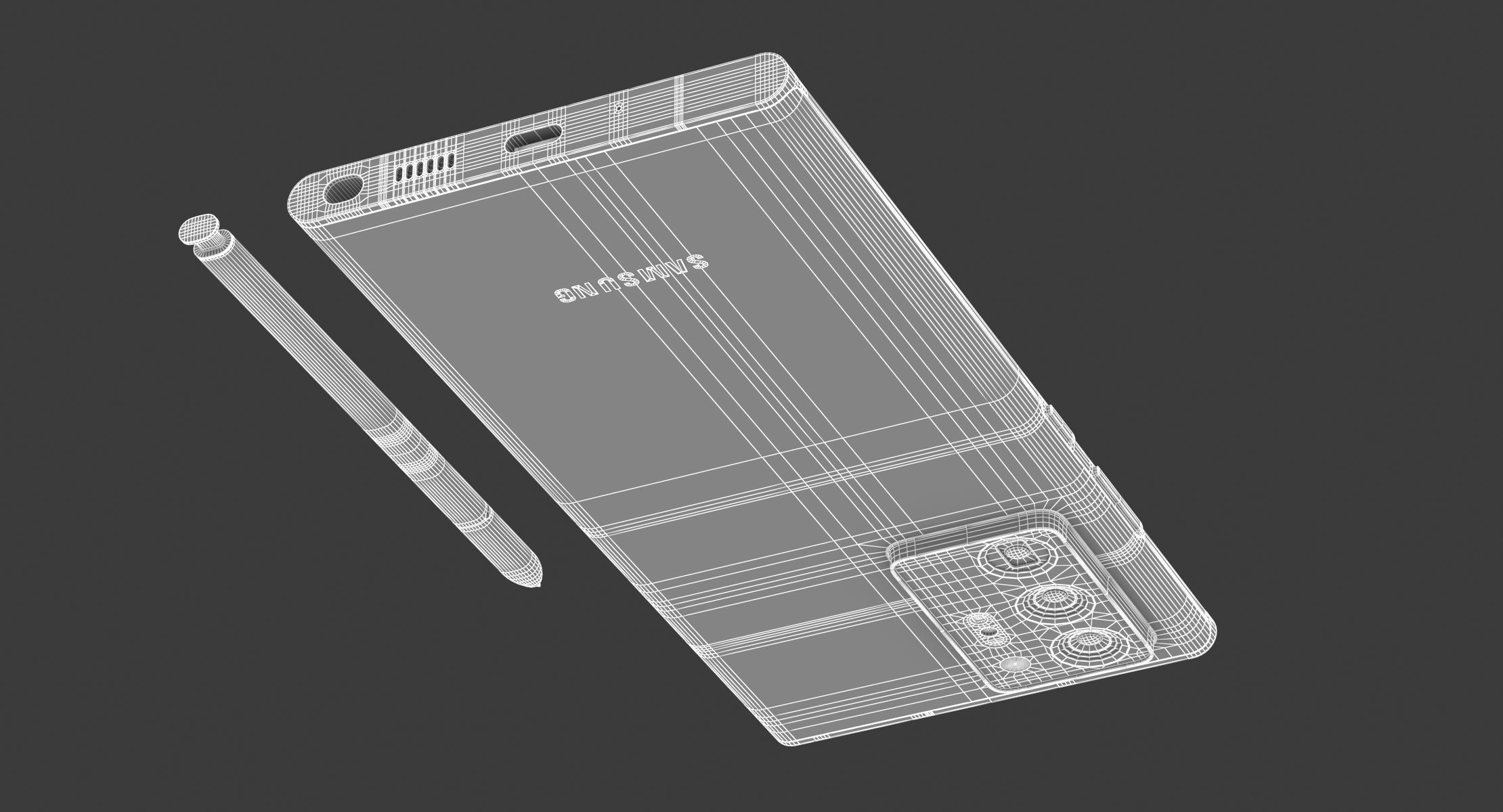 Samsung Galaxy Note 20 Ultra 3 Colors  3D model_32