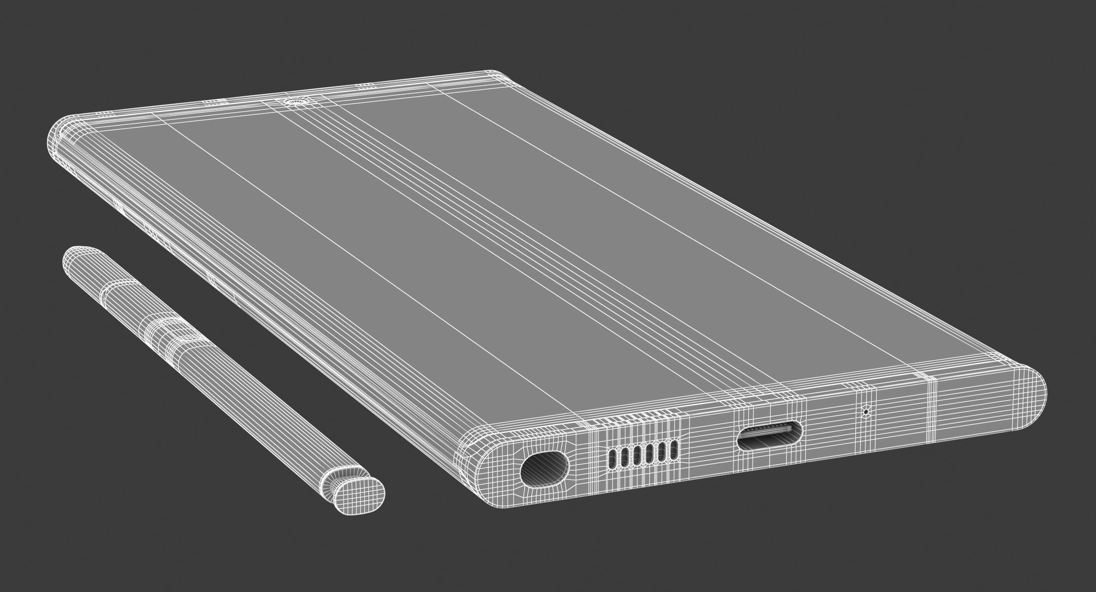 Samsung Galaxy Note 20 Ultra 3 Colors  3D model_34