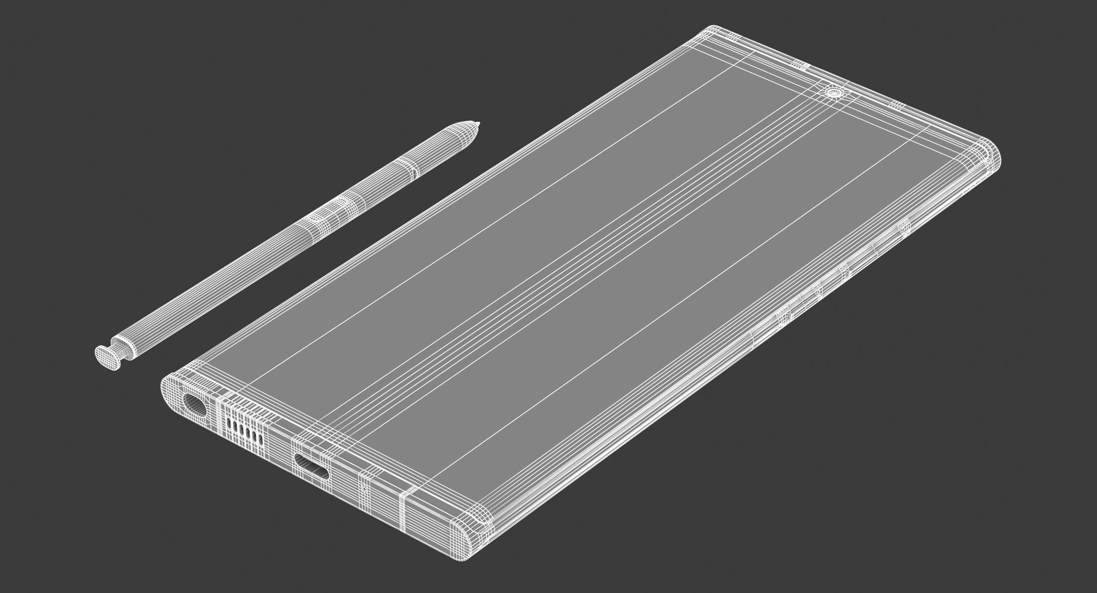 Samsung Galaxy Note 20 Ultra 3 Colors  3D model_31
