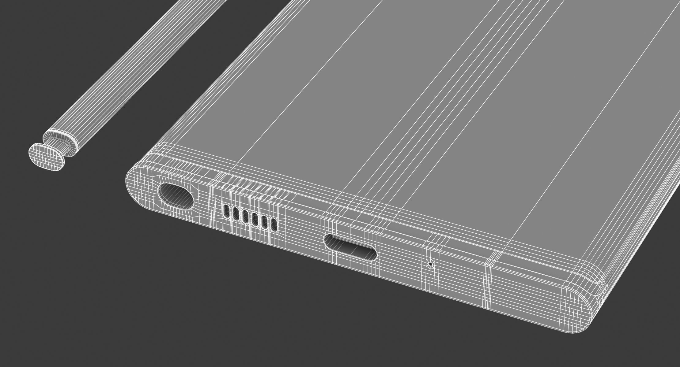 Samsung Galaxy Note 20 Ultra 3 Colors  3D model_35