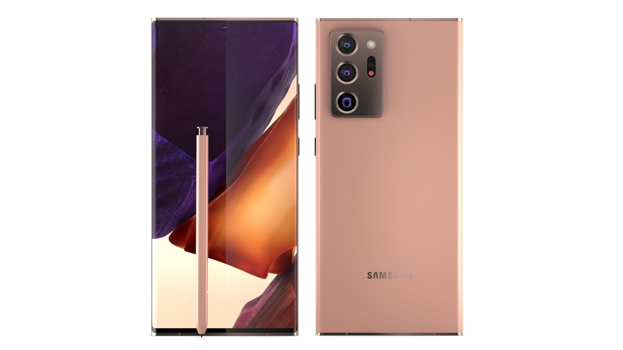Samsung Galaxy Note 20 Ultra 3 Colors  3D model_11