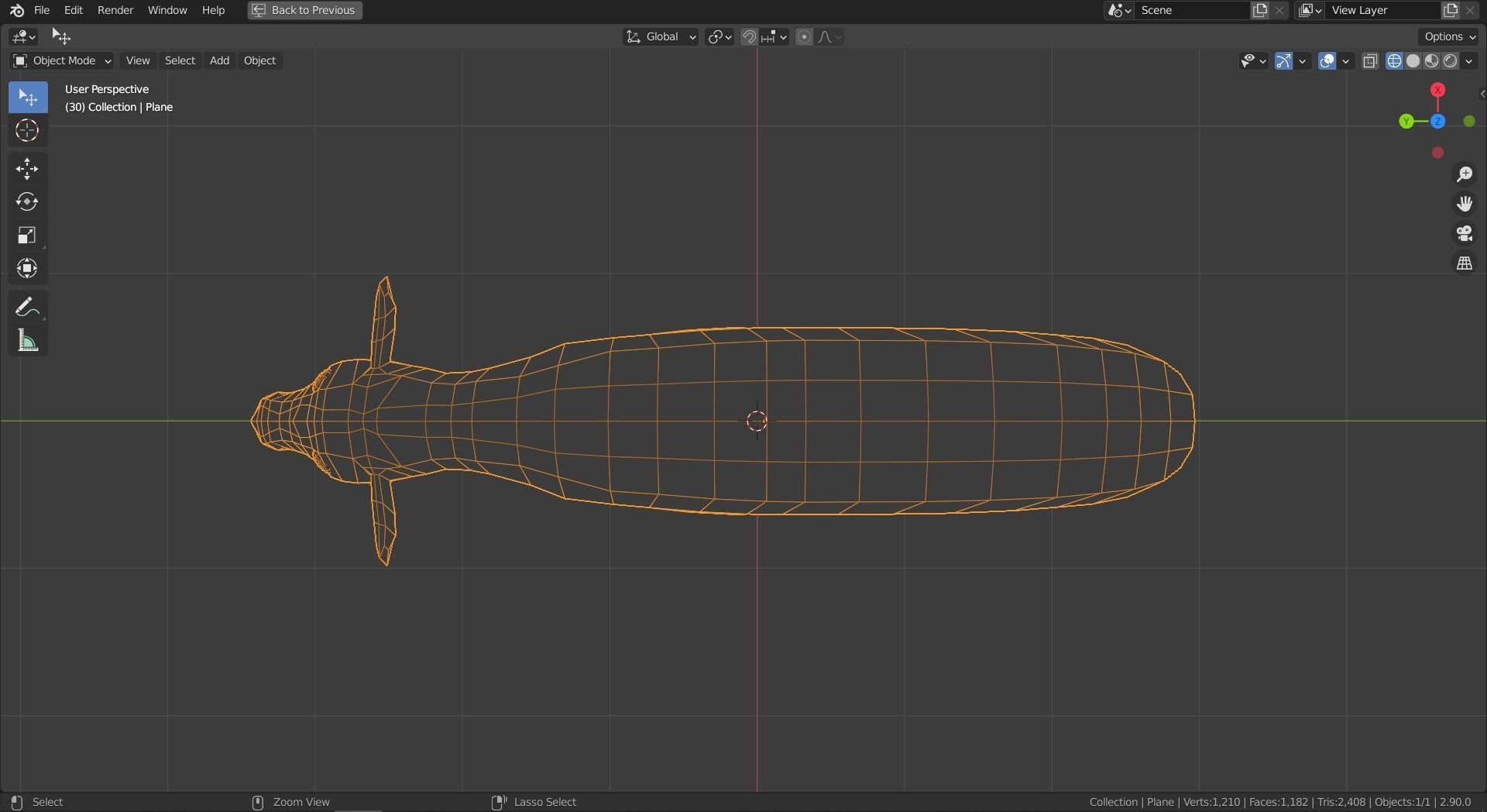 Cartoon Deer  Low-poly 3D model_9