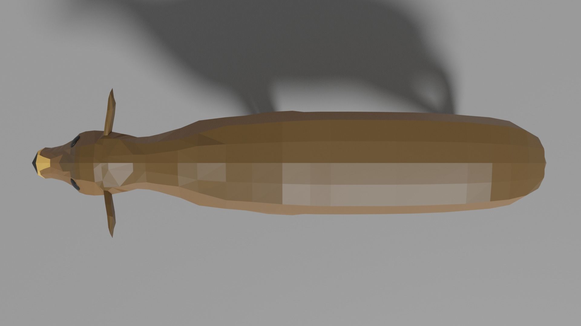 Cartoon Deer  Low-poly 3D model_3