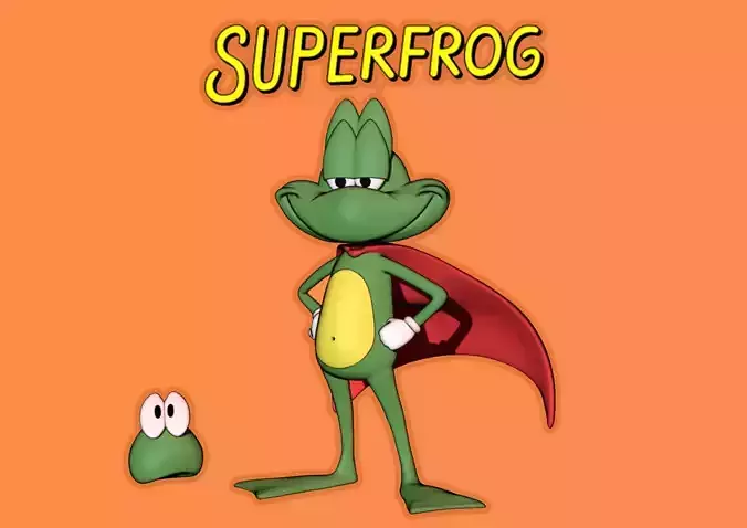 Superfrog  Amiga 500 Commodore Team17 3D print model