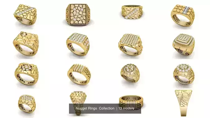 Nugget Rings  Collection  
