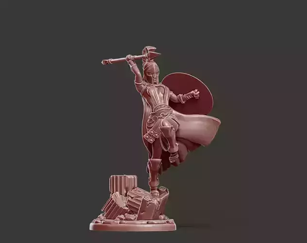 Spartan woman - tessa 35 mm scale