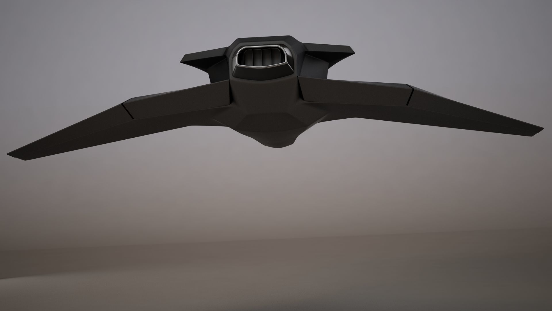 3D HD Spaceship Bomber model 3D model_6
