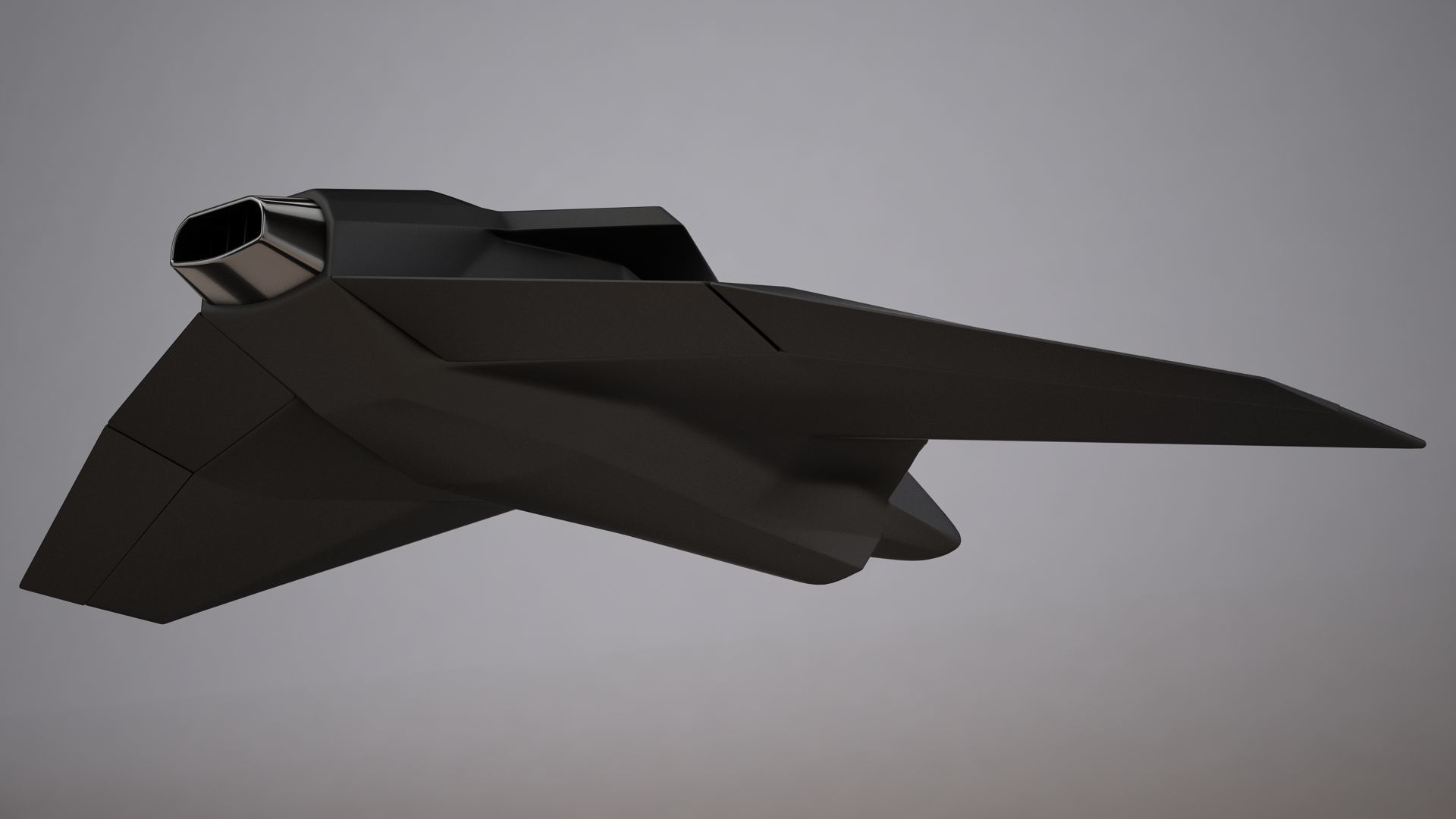 3D HD Spaceship Bomber model 3D model_8