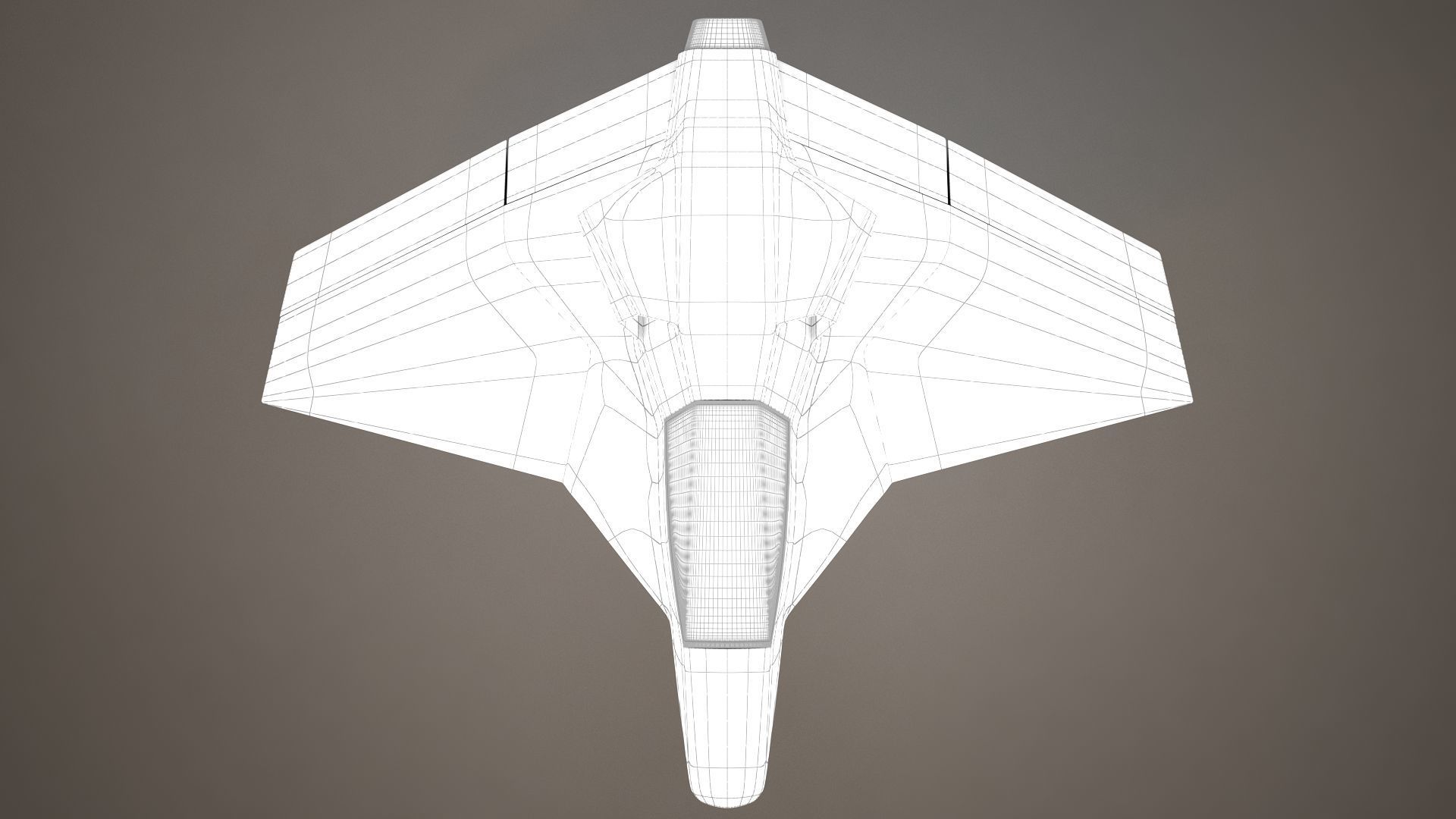 3D HD Spaceship Bomber model 3D model_22