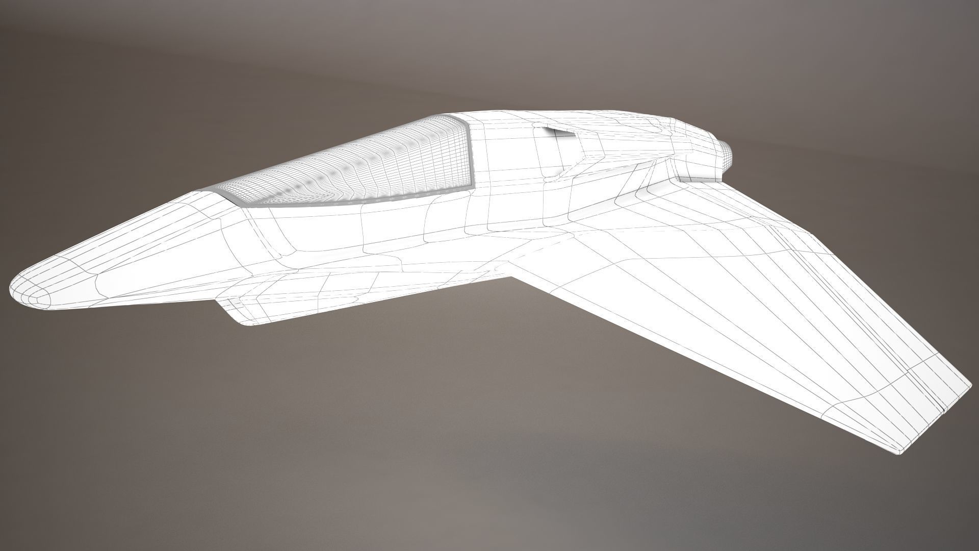 3D HD Spaceship Bomber model 3D model_23
