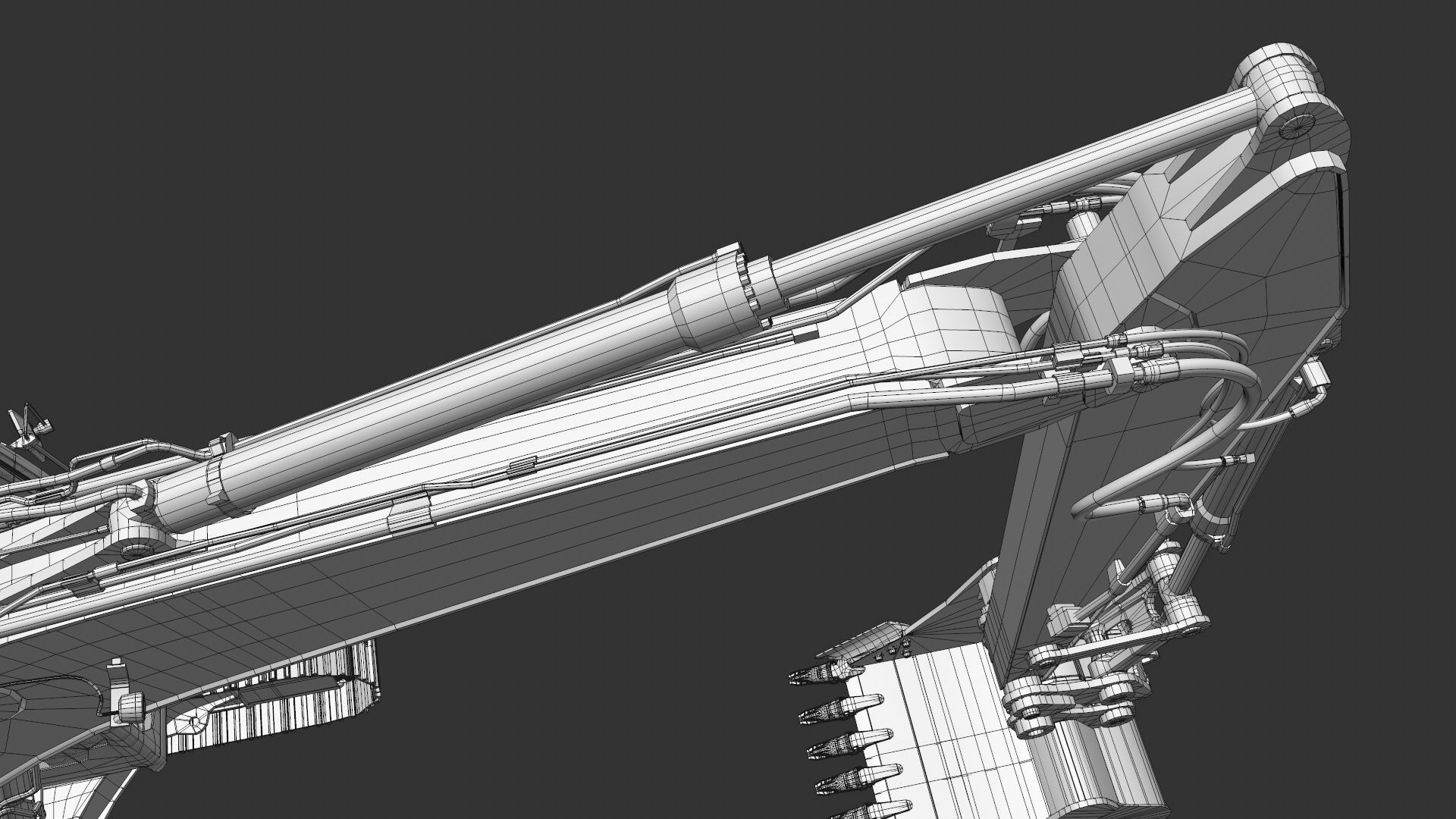 Excavator Rig 3D model_15
