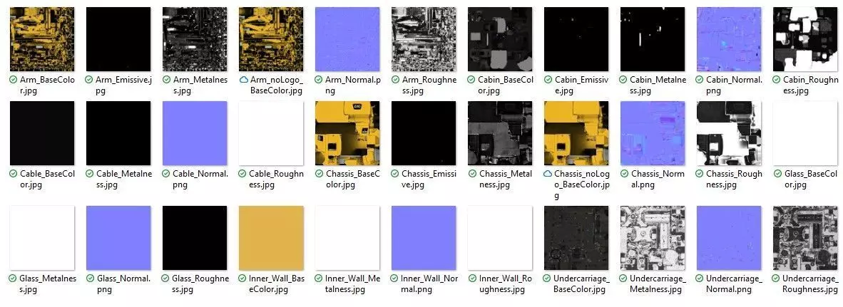 Excavator Rig 3D model_21
