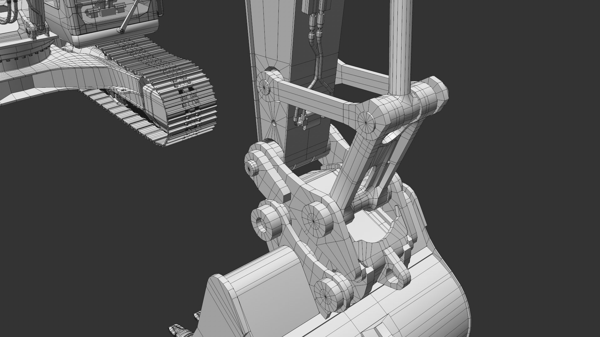 Excavator Rig 3D model_11