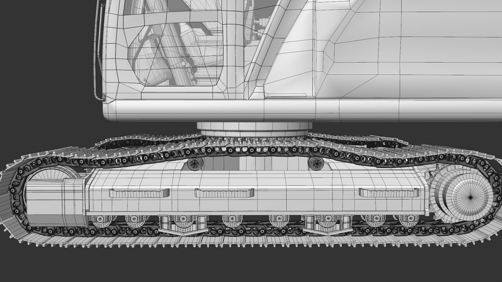 Excavator Rig 3D model_12