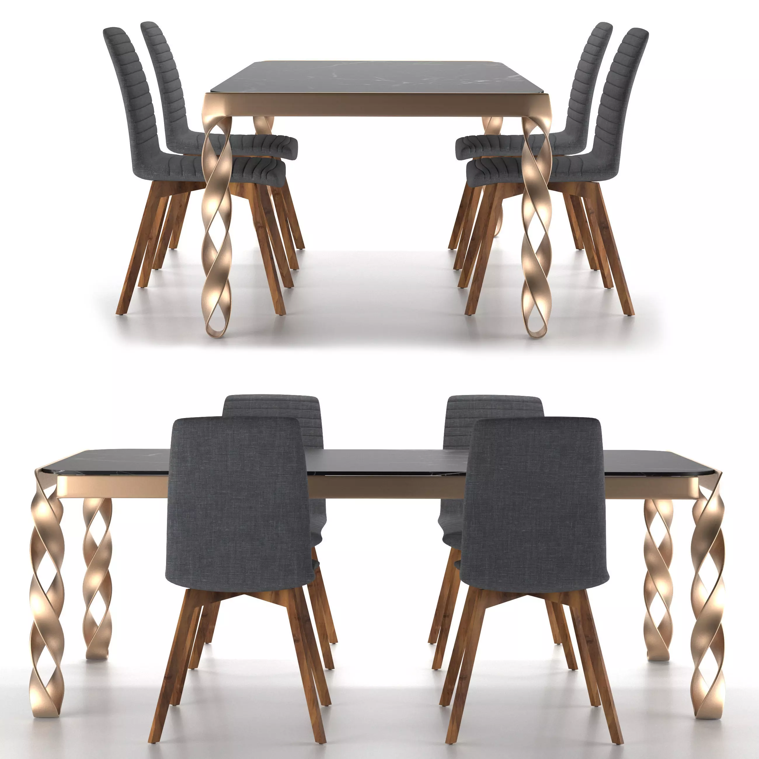 dining table 02 Free 3D model