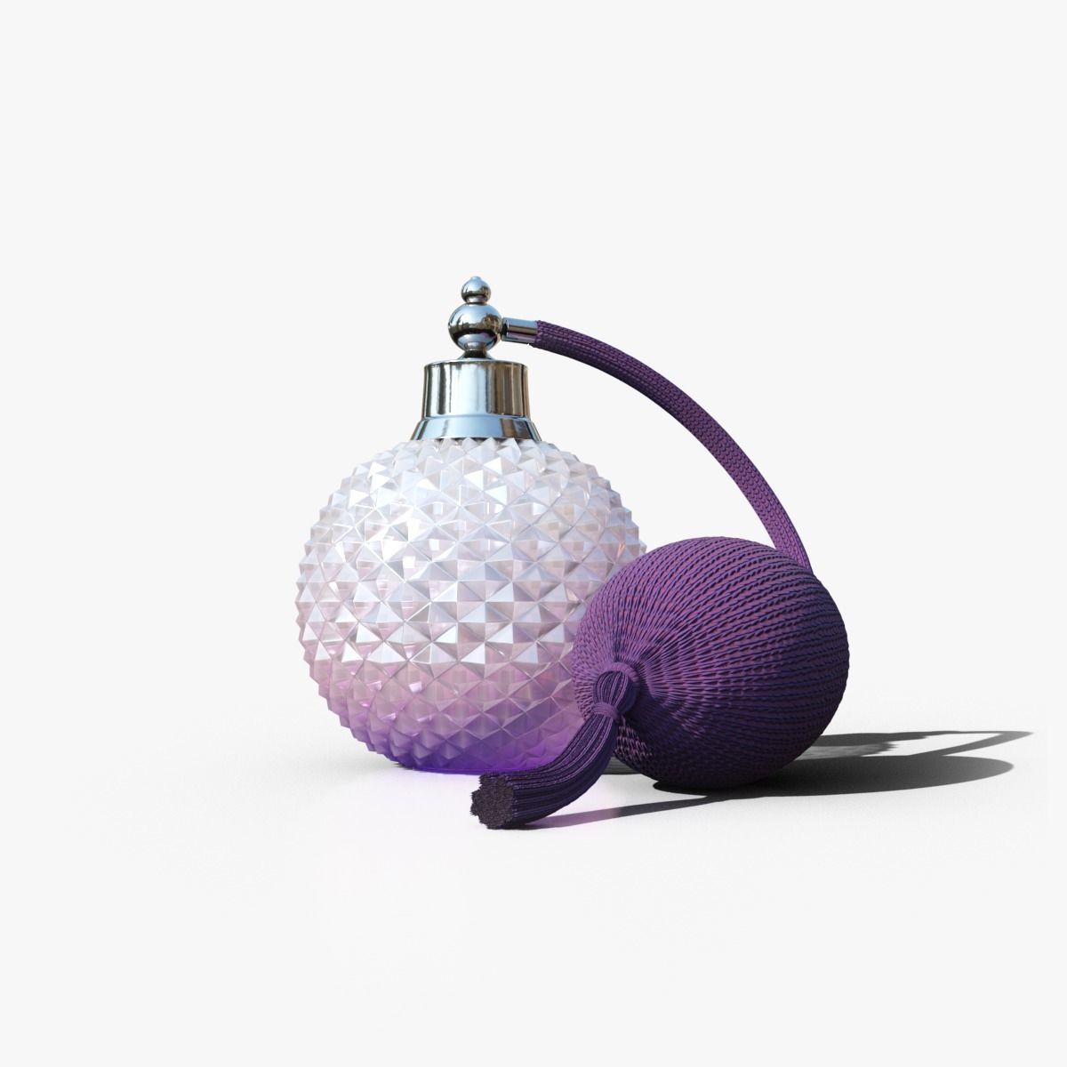 Perfume Balloon Pump Bottle model 3D model_2