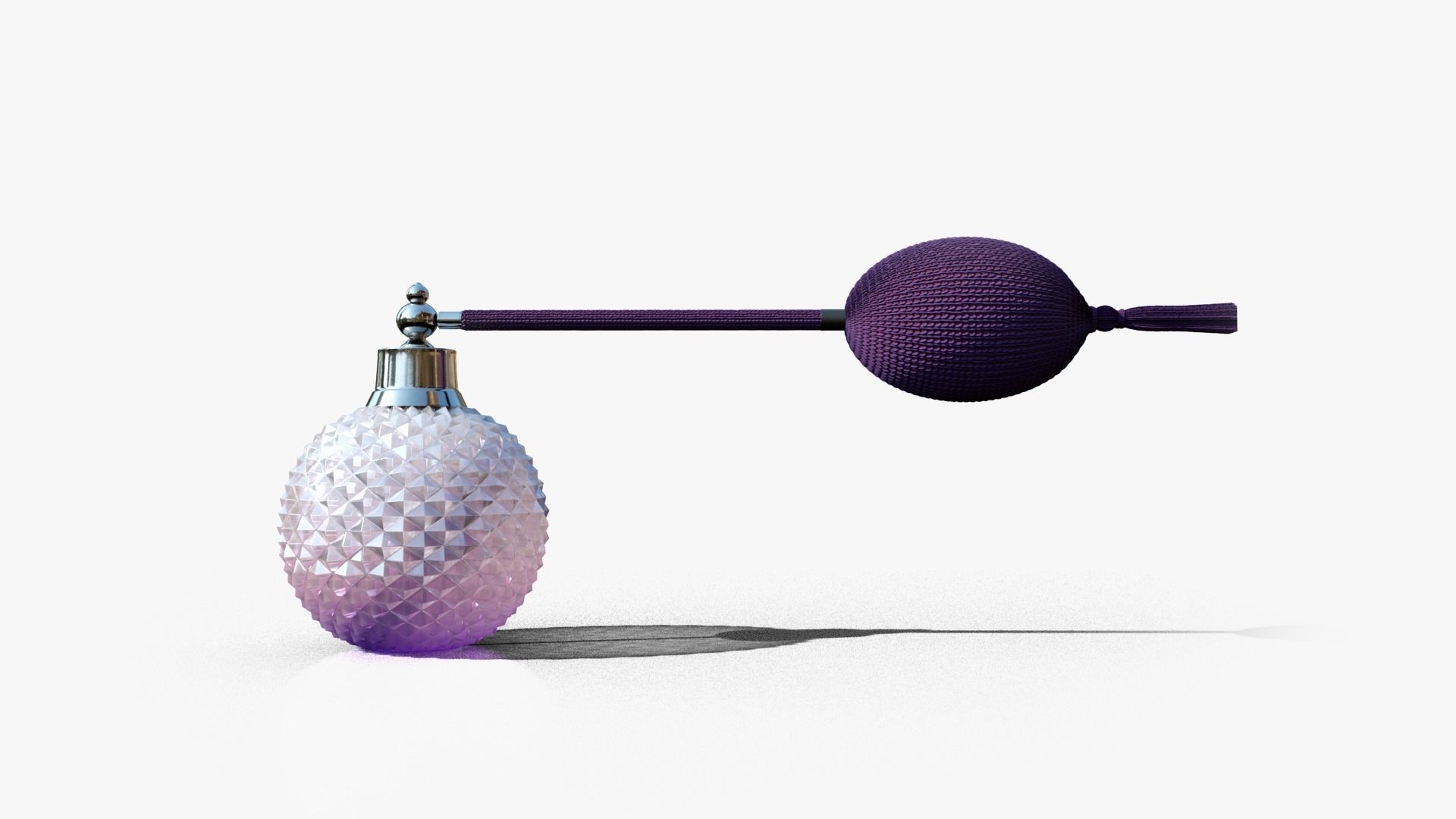 Perfume Balloon Pump Bottle model 3D model_7