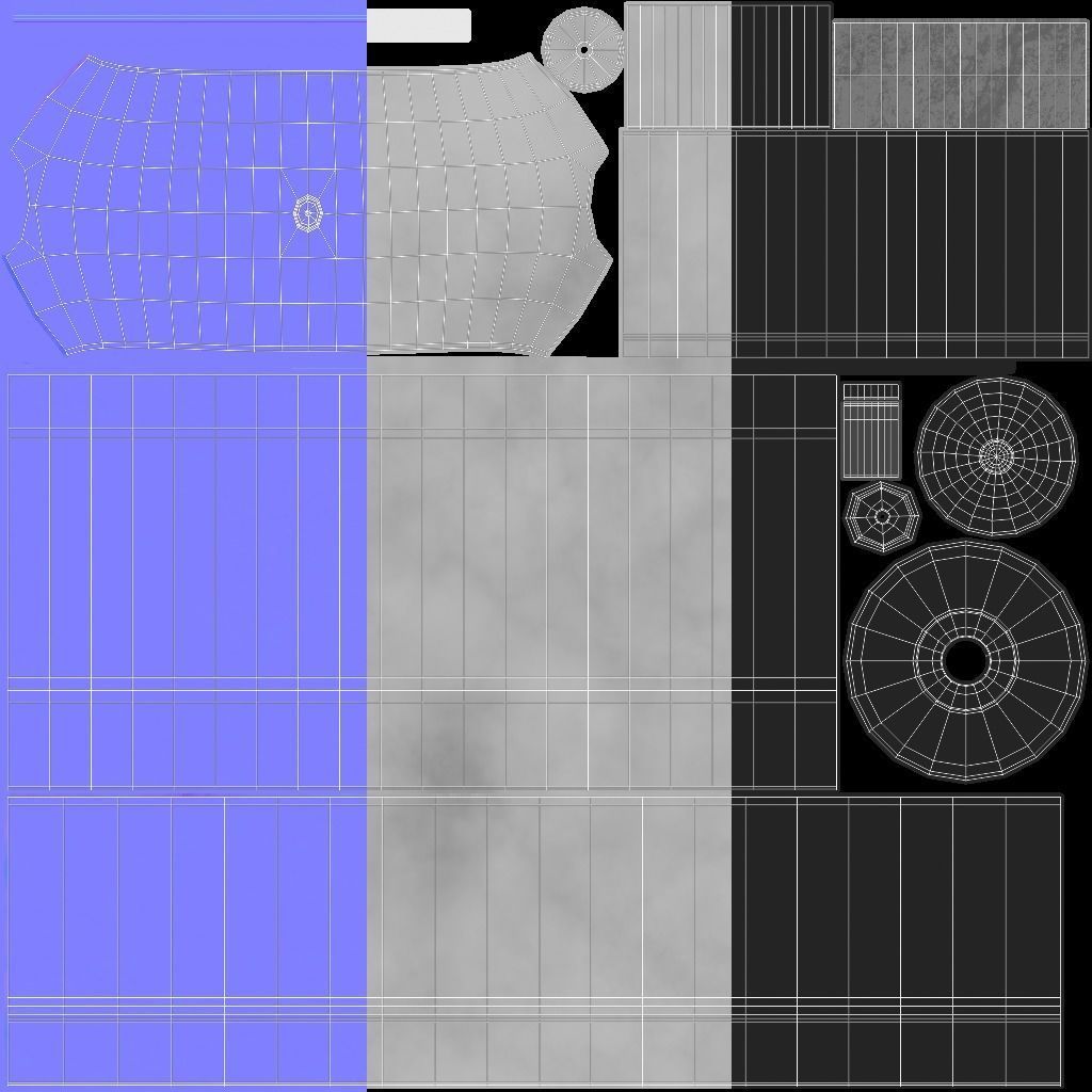 Perfume Balloon Pump Bottle model 3D model_14