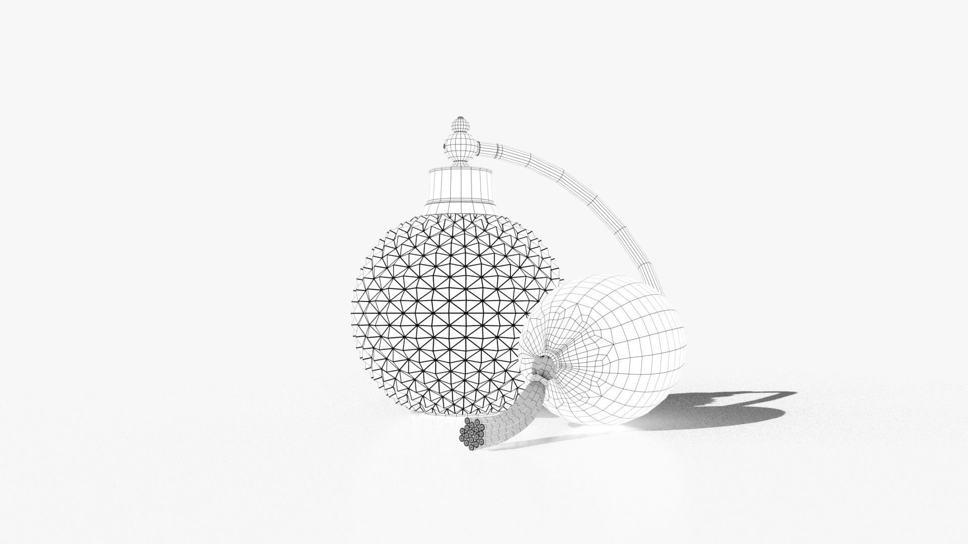 Perfume Balloon Pump Bottle model 3D model_6