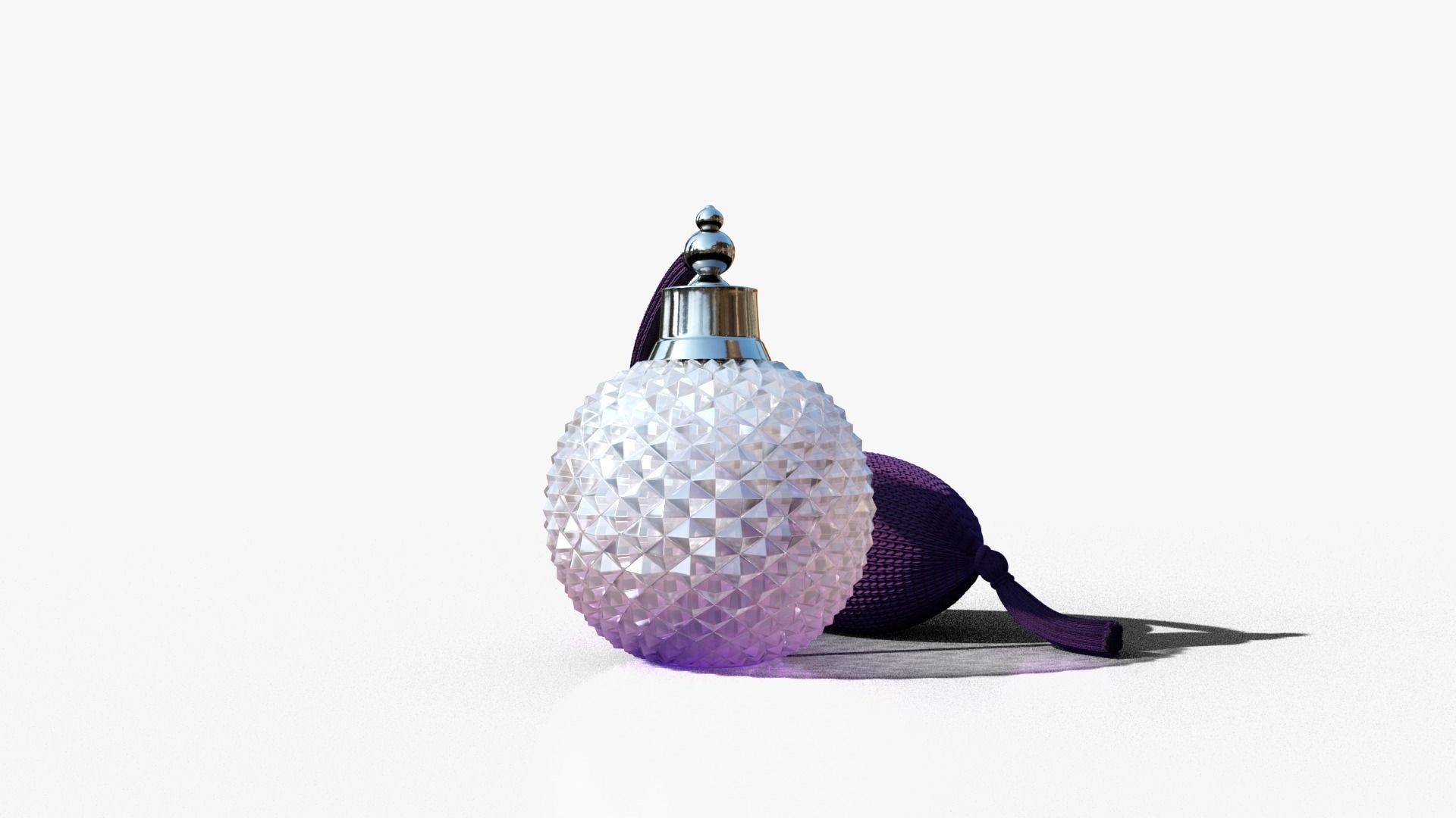 Perfume Balloon Pump Bottle model 3D model_3