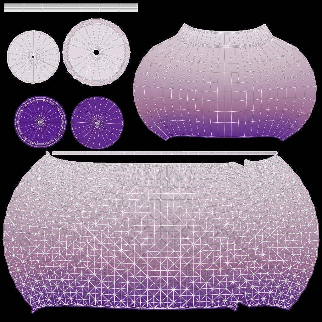 Perfume Balloon Pump Bottle model 3D model_12