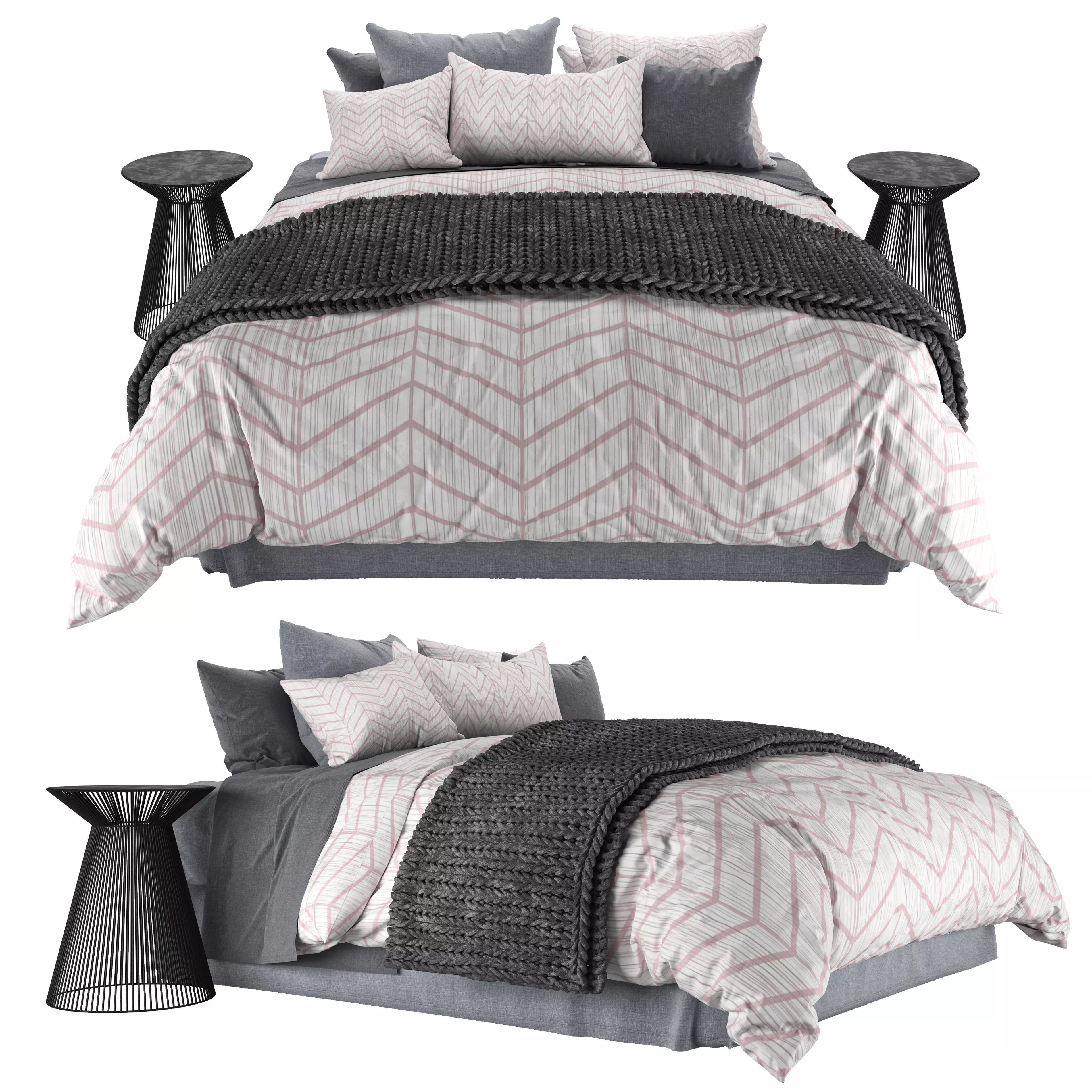 bed 01 3D model