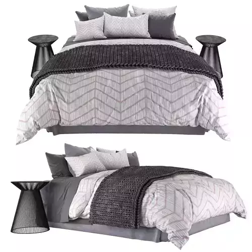 bed 01 3D model
