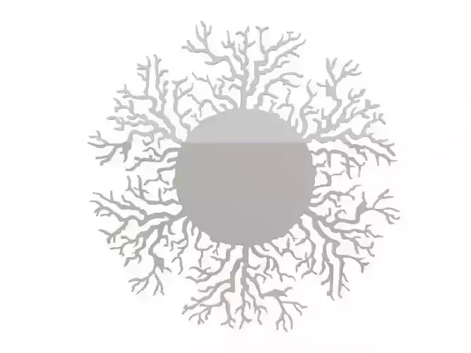 Mirror E36120 Glasgow mirror 3D model