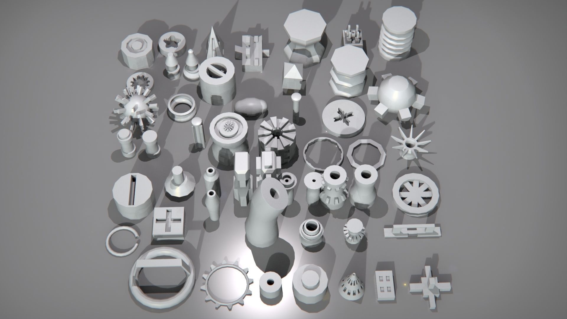 kitbash-small metal parts 3D model_3