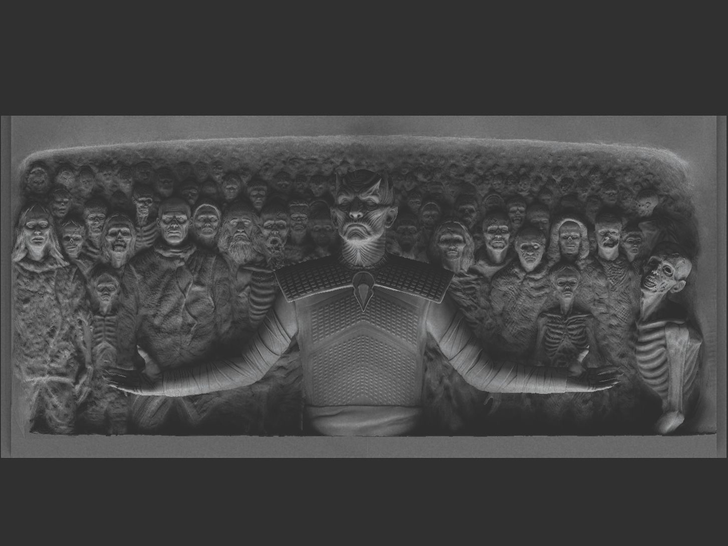 Game of Thrones - Night King - Hardhome Relief 3D print model_3